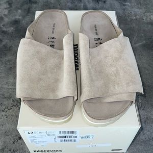 NEW Birkenstock x Fear of God Los Feliz Taupe Slide Sandals EU42 US9 DEAD STOCK!
